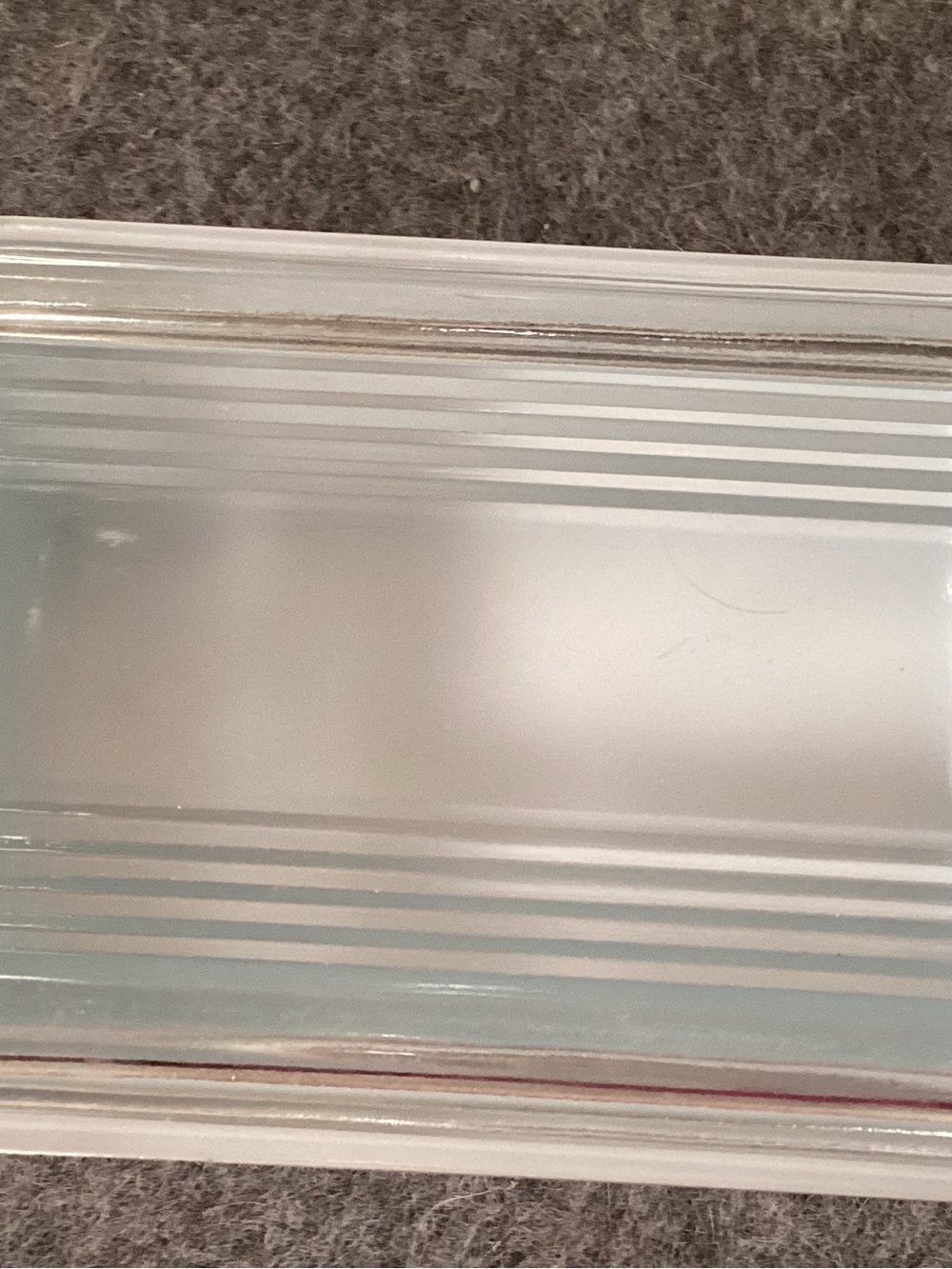 Pyrex rectangular Refrigerator Milk Glass storage Container - Picture 4 of 5